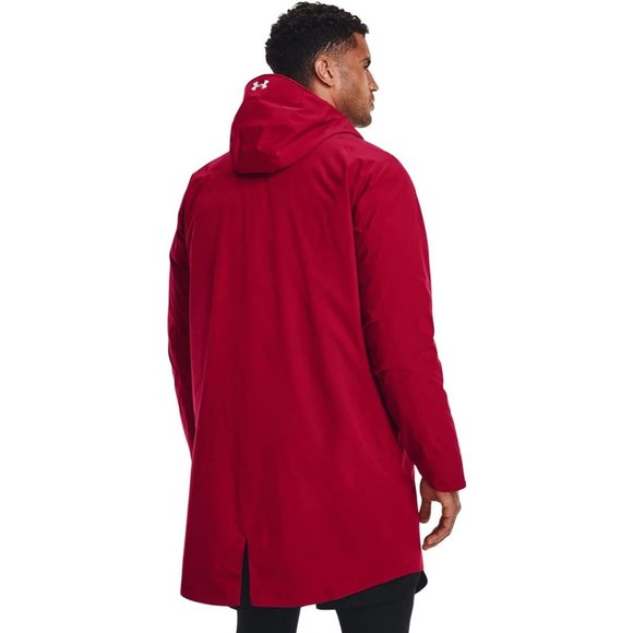 Under Armour Mens Coldgear Infrared Down 3-In-1 Jacket 1364891-834 Red Size XL - Picture 2 of 3